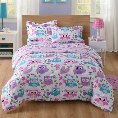 Kids owl outlet bedding